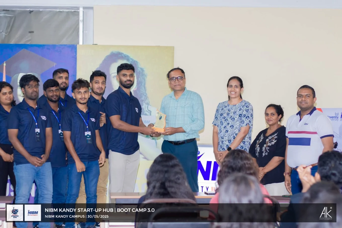 Recognition sovernier for the Digital marketing workshop for NIBM students
